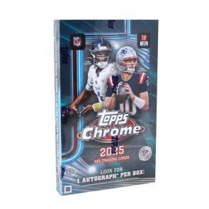 2025 Topps Chrome Football Hobby Box