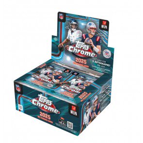 2025 Topps Chrome Football Jumbo 8 Box Case