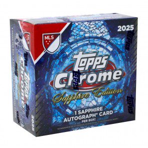 2025 Topps MLS Chrome Soccer Sapphire Edition Box