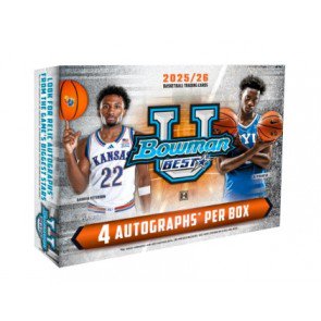 2025/26 Bowman University Best Basketball Hobby 12 Box Case