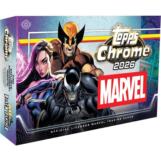 2026 Topps Marvel Comics Chrome Hobby Box