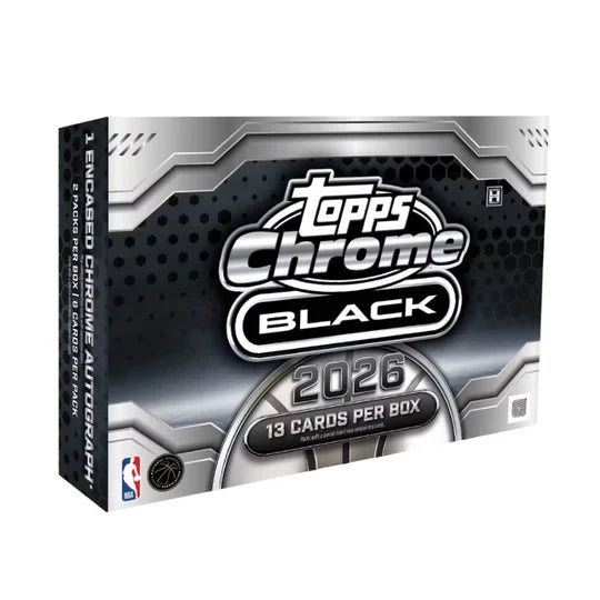 2025/26 Topps Chrome Black Basketball Hobby 8 Box Case