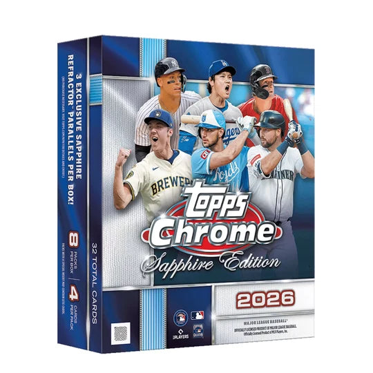 2026 Topps Chrome Baseball Sapphire Edition Box